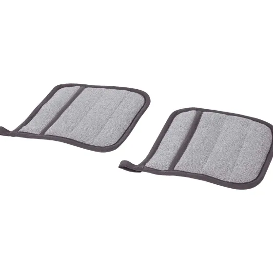 Badtextiel>Hotel Royal Chambray Pannenlappen Print,Rood,Zwart