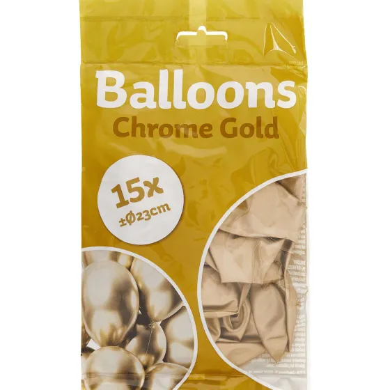 Ballonnen & Slingers>Merk Chroom Ballonnen Blauw,Goud,Roze,Zilver