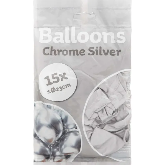 Ballonnen & Slingers>Merk Chroom Ballonnen Blauw,Goud,Roze,Zilver