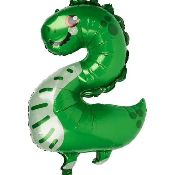 Ballonnen & Slingers>Merk Cijferballon Dier Meerkleurig