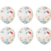 Ballonnen & Slingers>Merk Confetti-Ballon Meerkleurig