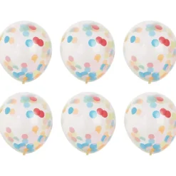 Ballonnen & Slingers>Merk Confetti-Ballon Meerkleurig