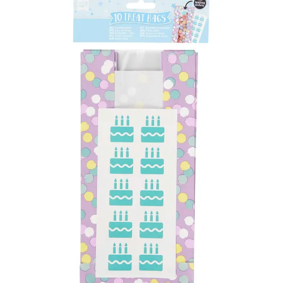 Inpakken>Merk Cool2Party Traktatiezakjes Met Stickers Print