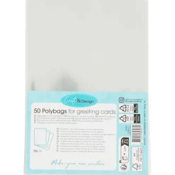 Kaarten>Office Essentials Craft & Design Opbergzakjes Voor Wenskaarten Transparant