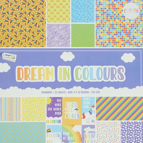 Papier & Schriften>Kids Creative Craft Sensations Design-Blok Print