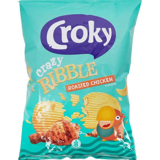 Chips>Croky Crazy Ribble Roasted Chicken