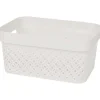 Woonaccessoires>Curver Opbergmand Terrazzo Wit,Zwart