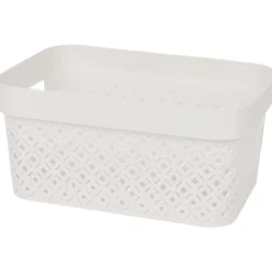 Woonaccessoires>Curver Opbergmand Terrazzo Wit,Zwart
