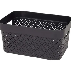 Woonaccessoires>Curver Opbergmand Terrazzo Wit,Zwart