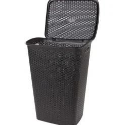 Woonaccessoires>Curver Rattan Wasmand Zwart,Wit