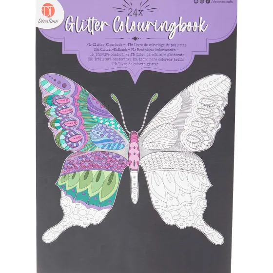 Kleuren & Tekenen>Paw Patrol D Cotime Glitter Kleurboek