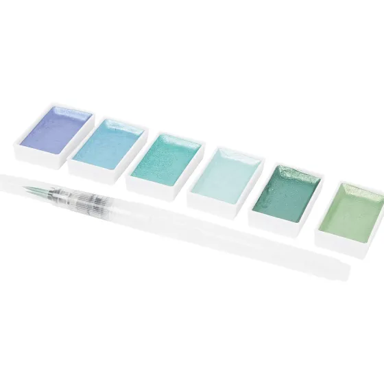 Schilderen>Van Bleiswijck D Cotime Metallic Waterverf Meerkleurig