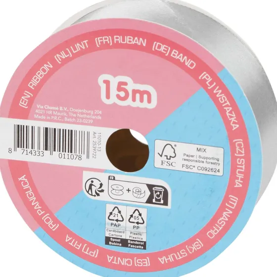 Breien & Haken>Alison & Mae Decoratielint Blauw,Bruin,Print,Geel,Groen,Paars,Rood,Roze,Zilver,Zwart