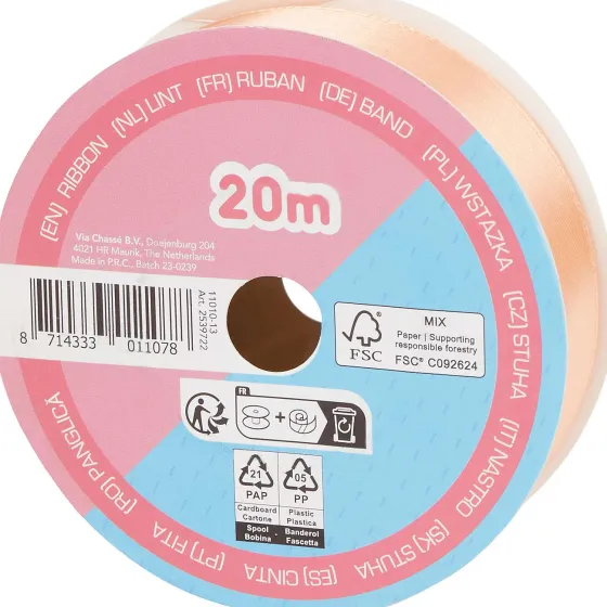 Breien & Haken>Alison & Mae Decoratielint Blauw,Bruin,Print,Geel,Groen,Paars,Rood,Roze,Zilver,Zwart