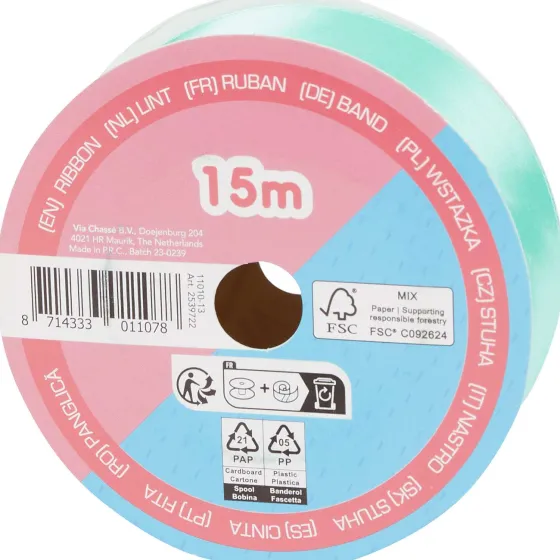 Breien & Haken>Alison & Mae Decoratielint Blauw,Bruin,Print,Geel,Groen,Paars,Rood,Roze,Zilver,Zwart