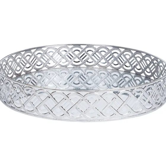 Woonaccessoires>Merk Dienblad Met Spiegel Goud,Zilver