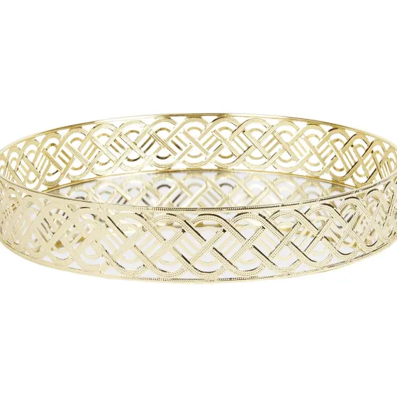 Woonaccessoires>Merk Dienblad Met Spiegel Goud,Zilver