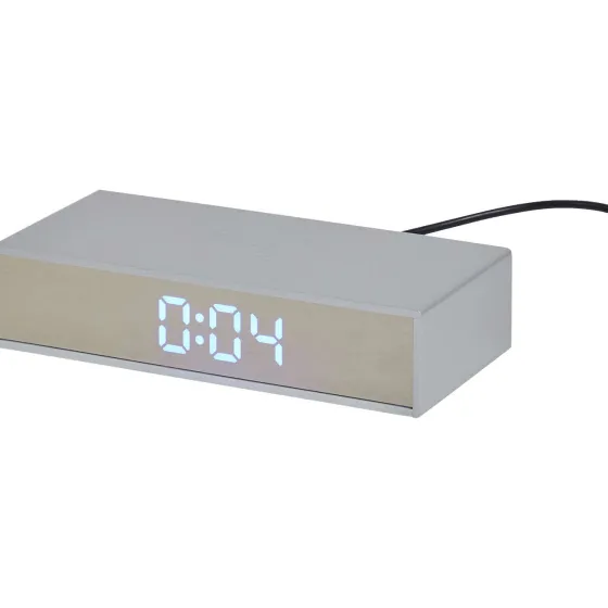 Woonaccessoires>Merk Digitale Wekker Zwart,Zilver