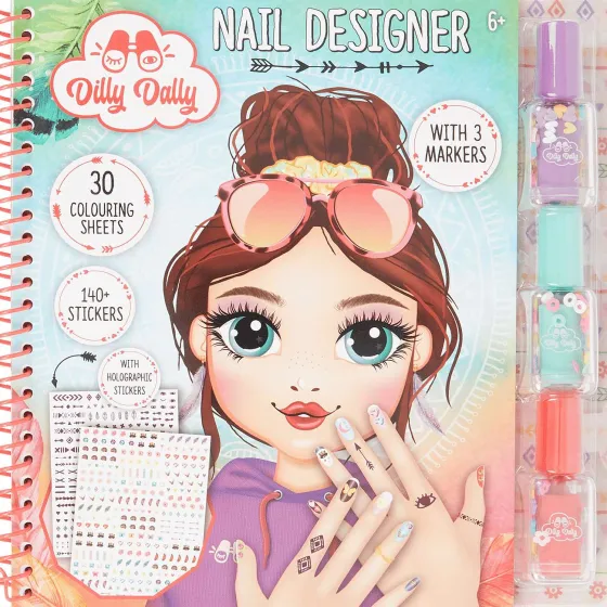 Kleuren & Tekenen>Dilly Dally Make-Up-Boek Print