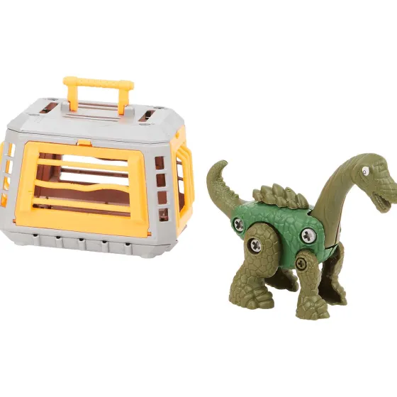 Spellen>Mini Matters Dinosaurus Met Kooi Meerkleurig