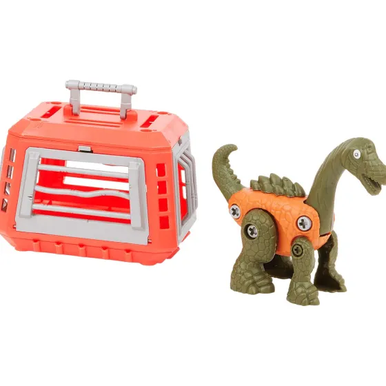 Spellen>Mini Matters Dinosaurus Met Kooi Meerkleurig