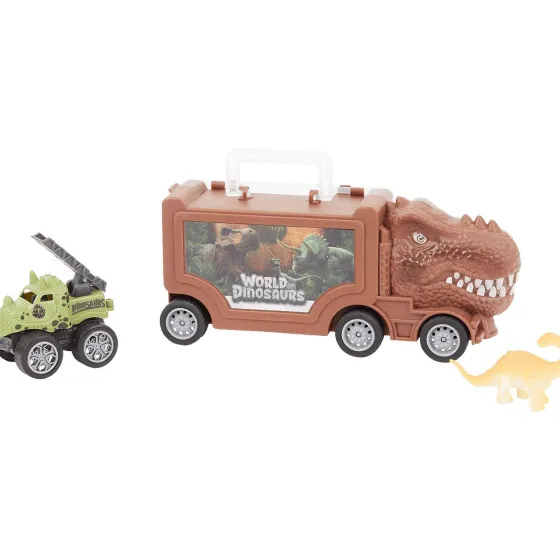 Speelvoertuigen>Androni Dinotruck Met Koffertje Meerkleurig