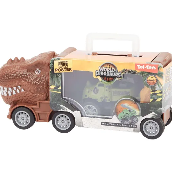 Speelvoertuigen>Androni Dinotruck Met Koffertje Meerkleurig