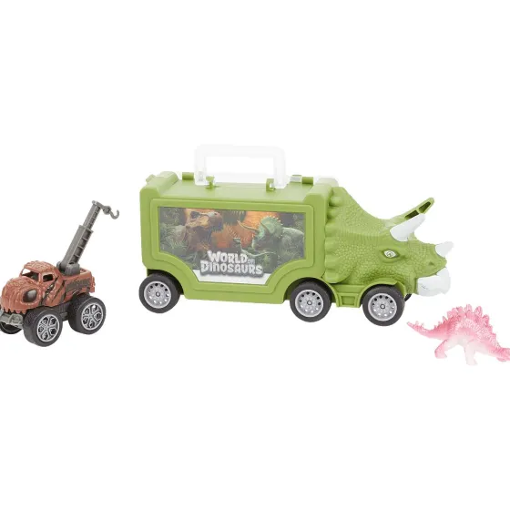 Speelvoertuigen>Androni Dinotruck Met Koffertje Meerkleurig