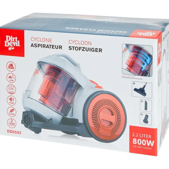 Stofzuigers & -Zakken>Sauber Dirt Devil Cycloon Stofzuiger Dd2503 Meerkleurig