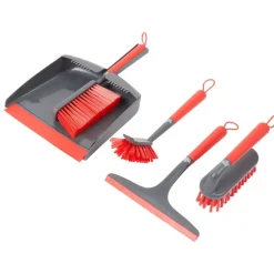 Schoonmaakartikelen>Scrub Daddy Dirt Devil Schoonmaakset Rood