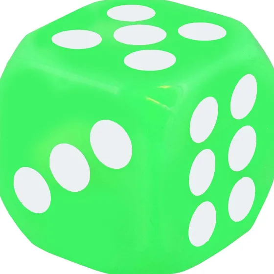 Spellen>Mini Matters Dobbelsteen Met Licht Blauw,Groen,Oranje,Paars,Rood