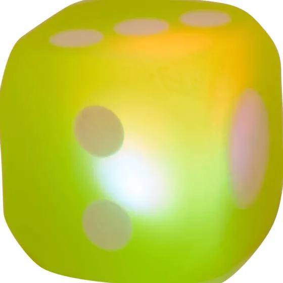 Spellen>Mini Matters Dobbelsteen Met Licht Blauw,Groen,Oranje,Paars,Rood