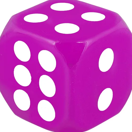 Spellen>Mini Matters Dobbelsteen Met Licht Blauw,Groen,Oranje,Paars,Rood