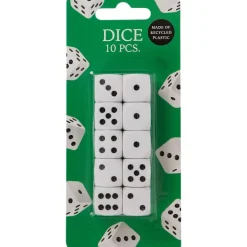 Spellen>Mini Matters Dobbelstenen Zwart,Wit