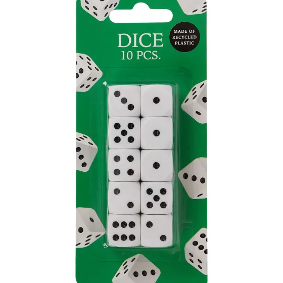 Spellen>Mini Matters Dobbelstenen Zwart,Wit