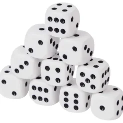 Spellen>Mini Matters Dobbelstenen Zwart,Wit