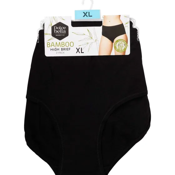 Ondergoed>Dolce Bella Bamboe-Tailleslips Zwart