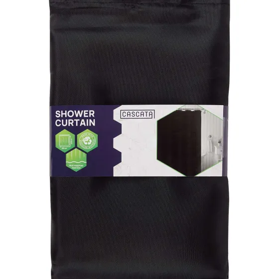 Badkamer & Toilet Accessoires>Cascata Douchegordijn Grijs,Print,Zwart