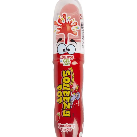 Drop & Snoep>Mike & Ike Dr. Candy Squeezy Pop Oranje,Blauw,Groen,Rood