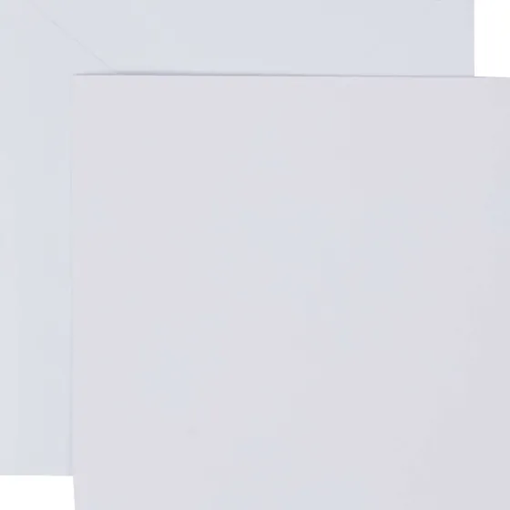 Kaarten>Office Essentials Dubbele Kaarten Met Enveloppen Beige,Wit