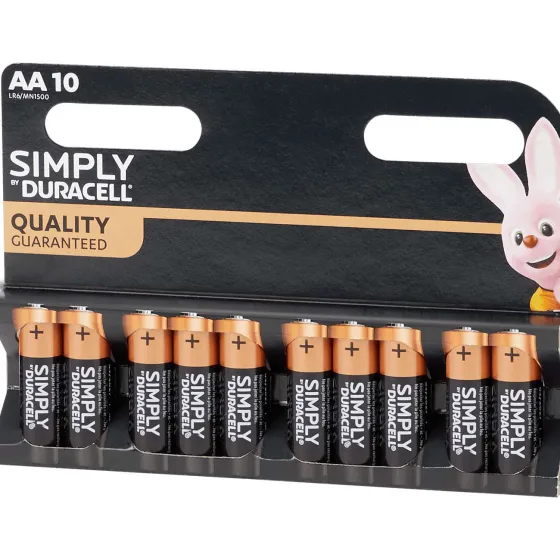 Batterijen>Duracell Simply Batterijen Aa