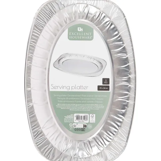 Feestartikelen>Merk Excellent Houseware Serveerschalen Zilver