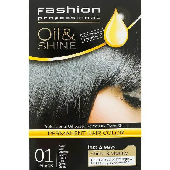 Haarverzorging>Head & Shoulders Fashion Professional Haarverf Oil & Shine Zwart