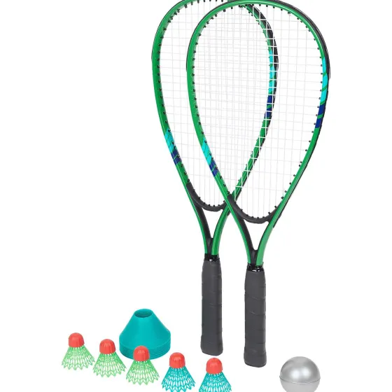 Spellen>Mini Matters Fast Badmintonset Blauw,Groen