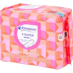 Lichaamsverzorging>Palmolive Femapure No Worries Maandverband Super