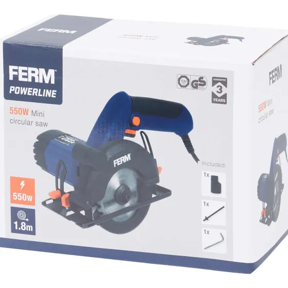 Gereedschap>FERM Powerline Mini-Cirkelzaag