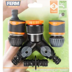 Tuinslangen & Sproeiers>FERM Waterverdeelset Zwart,Oranje
