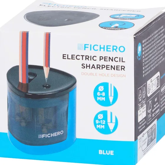 Bureau Accessoires>Office Essentials Fichero Elektrische Puntenslijper Zwart,Blauw