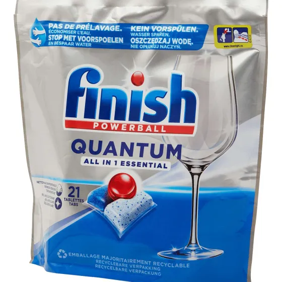 Afwas- & Wasmiddelen>Finish Powerball All In 1 Essential Vaatwastabletten Quantum