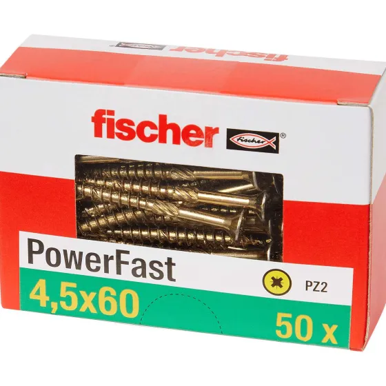 Gereedschap>Fischer Spaanplaatschroeven Brons